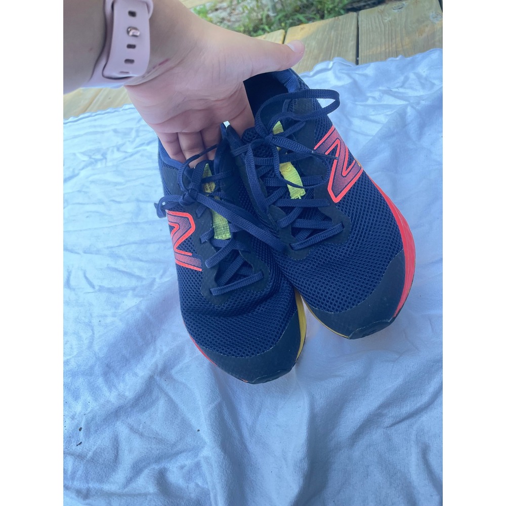 New Balance Fresh Foam Arishi v4 Navy Pink Yellow Running Shoes GPARIKB4 Women 5 - Picture 5 of 8